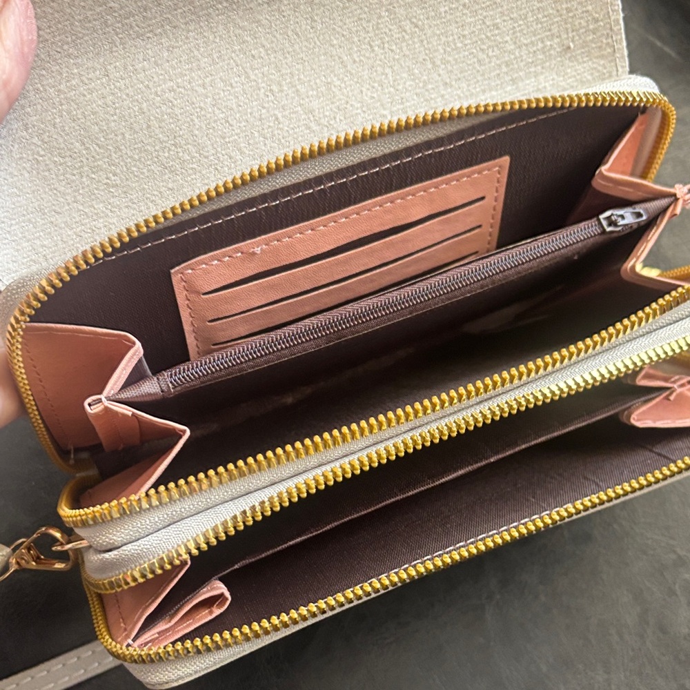 Endaycon faux leather Gray Crossbody Bag - Picture 6 of 7